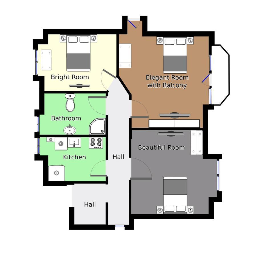 Aday - Villa Firenze - 2 Bedrooms Bright Apartment Aalborg Zewnętrze zdjęcie